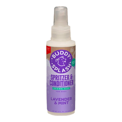 Cloud Star Buddy Splash Original Lavender and Mint Dog Spritzer and Conditioner, 4 oz. Spray