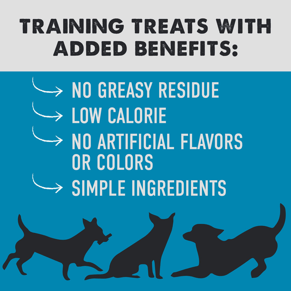 Cloud Star Chewy Tricky Trainers Salmon Flavor Dog Treats, 5 oz. Bag