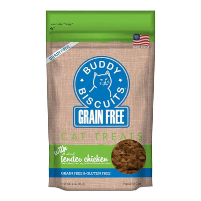 Cloud Star GF Buddy Biscuits With Tender Chicken Cat Treats, 3 oz. Bag