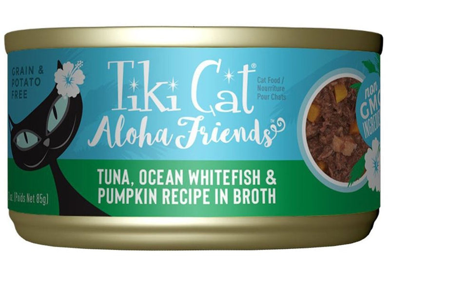Tiki Pets Aloha Friends Flaked Tuna with Ocean Whitefish and Pumpkin