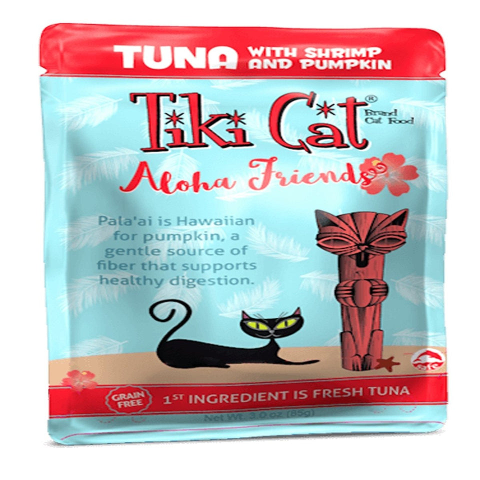 Tiki Pets Aloha Friends Flaked Tuna with Shrimp and Pumpkin Wet Cat, view 2