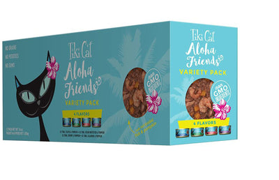 Tiki Pets Cat Aloha Friends 3 oz. Variety Pack 12 ct