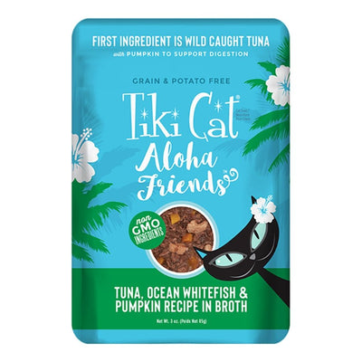 Tiki Pets Aloha Friends Flaked Tuna with Ocean Whitefish and Pumpkin