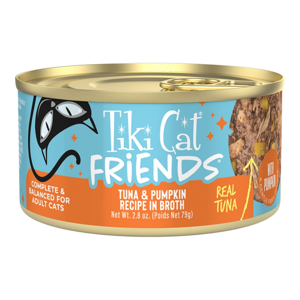 Tiki Pets Cat Friends Tuna & Pumpkin 2.8oz. (Case of 12)