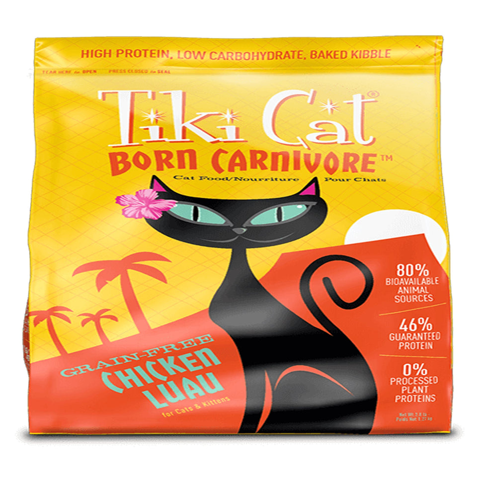 Tiki Pets Cat Carnivore Luau Dry Cat Food - Chicken, 5.6 lb