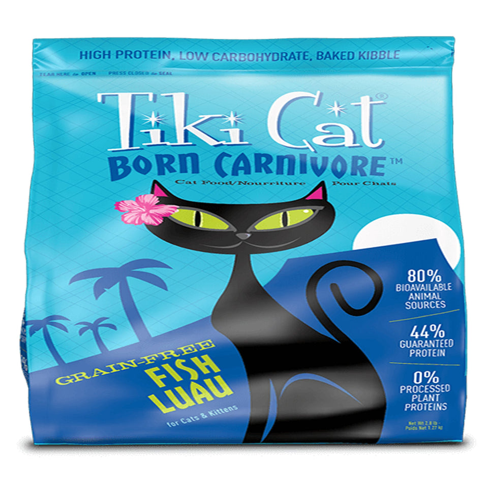 Tiki Cat Born Carnivore Dry Cat Food - Fresh-Caught Herring & Salmon, 5.6 lb