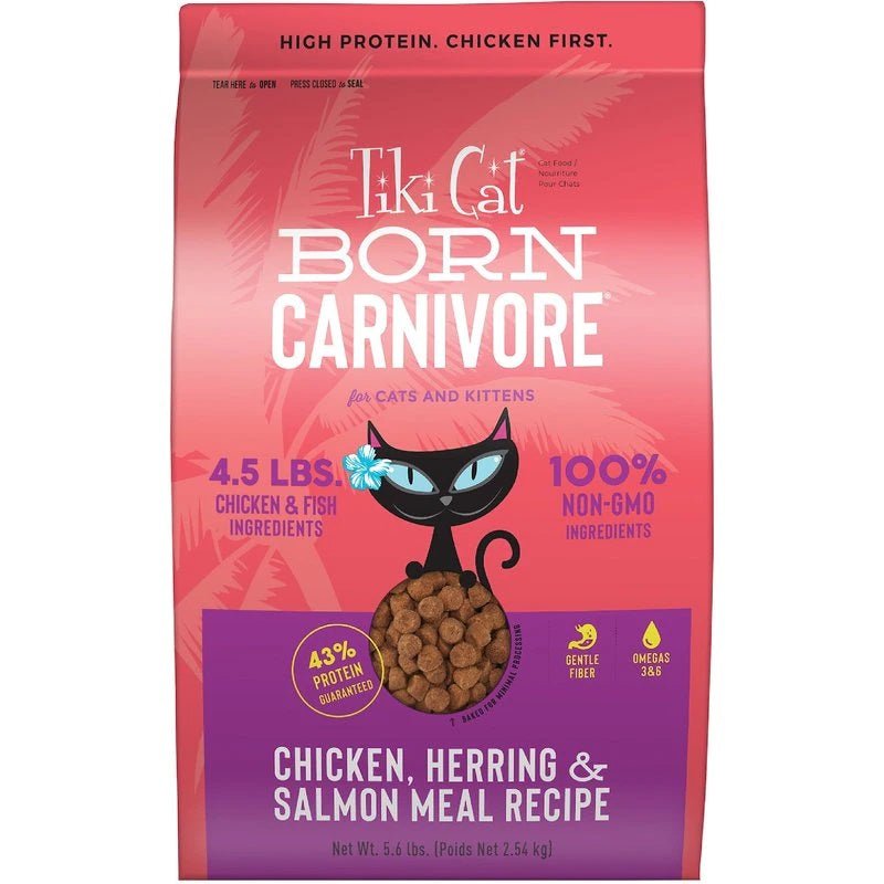 Tiki Pet Cat Carnivore Grain Free Chicken and Herring 5.6lbs. - Pets Perfect
