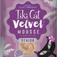 Tiki Pets Cat Velvet Senior Mousse with Salmon and Pumpkin in Broth 2.4oz. (Case of 12) - Pets Perfect