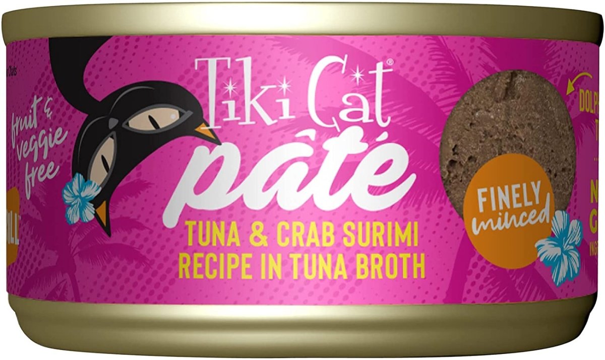 Tiki Pets Cat Grill Tuna and Crab Surimi Pate 2.8oz. (Case of 12) - Pets Perfect