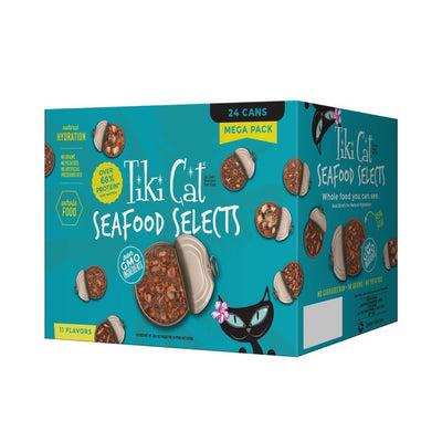 Tiki Pets Cat Fish Fave's 2.8 oz. Variety Pack 24 ct