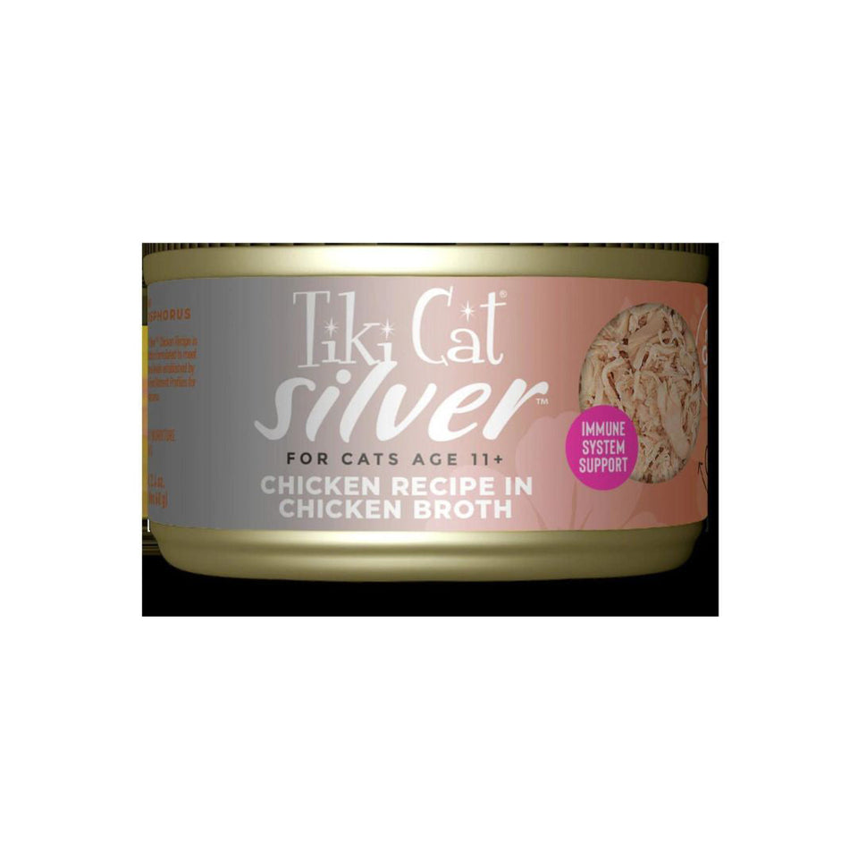 Tiki Pet Cat Silver Chicken 2.4 oz. 12 ct