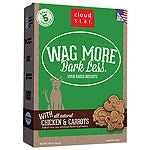 Cloud Star Wagmore Oven Baked Crunchy Peanut Butter Dog Treats 16 oz - Pets Perfect