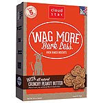 Cloud Star Wagmore Oven Baked Crunchy Peanut Butter Dog Treats 3 lb - Pets Perfect