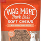 Cloud Star Wagmore Dog Grain Free Soft and Chewy Peanut Butter 20Oz - Pets Perfect