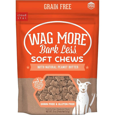 Cloud Star Wagmore Dog Grain Free Soft and Chewy Peanut Butter 20oz. Default Title
