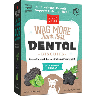 Cloud Star Dog Dental Chicken Charcoal 14 oz