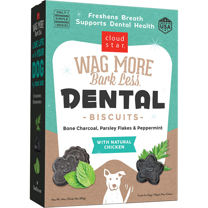 Cloud Star Dog Dental Chicken Charcoal 14 oz
