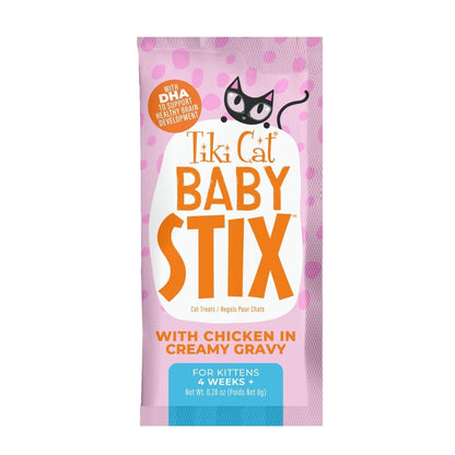 Tiki Pet Cat Stix Kitten Chicken 0.28oz. 42 Count - Pets Perfect