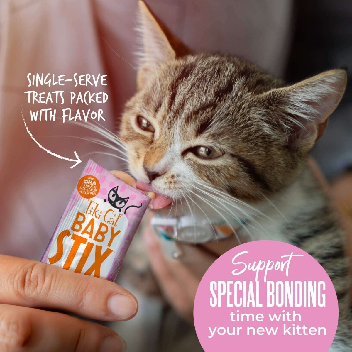 Tiki Pet Cat Stix Kitten Chicken 0.28oz. 42 Count - Pets Perfect