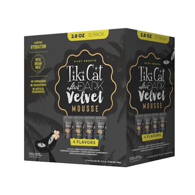 Tiki Cat After Dark Velvet Mousse Wet Cat Food, 2.8 oz, 12 ct