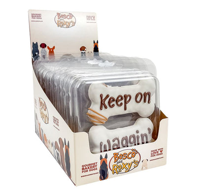 Bosco & Roxy's Dog Prepackaged Keep On Waggin' Bones Cookies in Merch