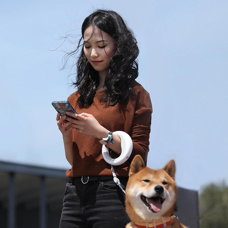 Innovative Flexigrip Dog Walking Leash With Led Lighting And Wearable Bracelet - Pets Perfect