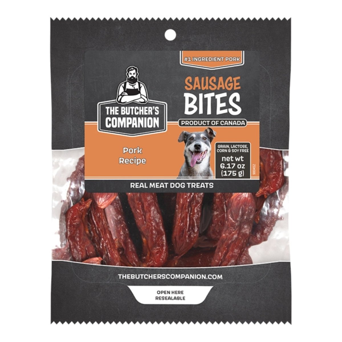 Butcher's Companion Dog Pork Sausage Bites 6.17oz. - Pets Perfect