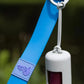Aria Cloud White Waste Bag Dispenser - Clean Minimalist Leash - Attachable Dog Poop Bag Holder - Pets Perfect