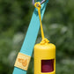 Aria Sun - Kissed Yellow Waste Bag Dispenser - Vibrant Leash - Attachable Dog Poop Bag Holder - Pets Perfect