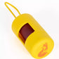 Aria Sun - Kissed Yellow Waste Bag Dispenser - Vibrant Leash - Attachable Dog Poop Bag Holder - Pets Perfect