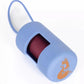 Aria Cornflower Blue Waste Bag Dispenser - Serene Leash - Attachable Dog Poop Bag Holder - Pets Perfect