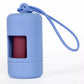Aria Cornflower Blue Waste Bag Dispenser - Serene Leash - Attachable Dog Poop Bag Holder - Pets Perfect