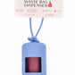 Aria Cornflower Blue Waste Bag Dispenser - Serene Leash - Attachable Dog Poop Bag Holder - Pets Perfect