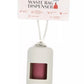 Aria Cloud White Waste Bag Dispenser - Clean Minimalist Leash - Attachable Dog Poop Bag Holder - Pets Perfect