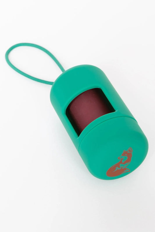 Aria Fresh Peppermint Waste Bag Dispenser - Refreshing Leash-Attachable Dog Poop Bag Holder
