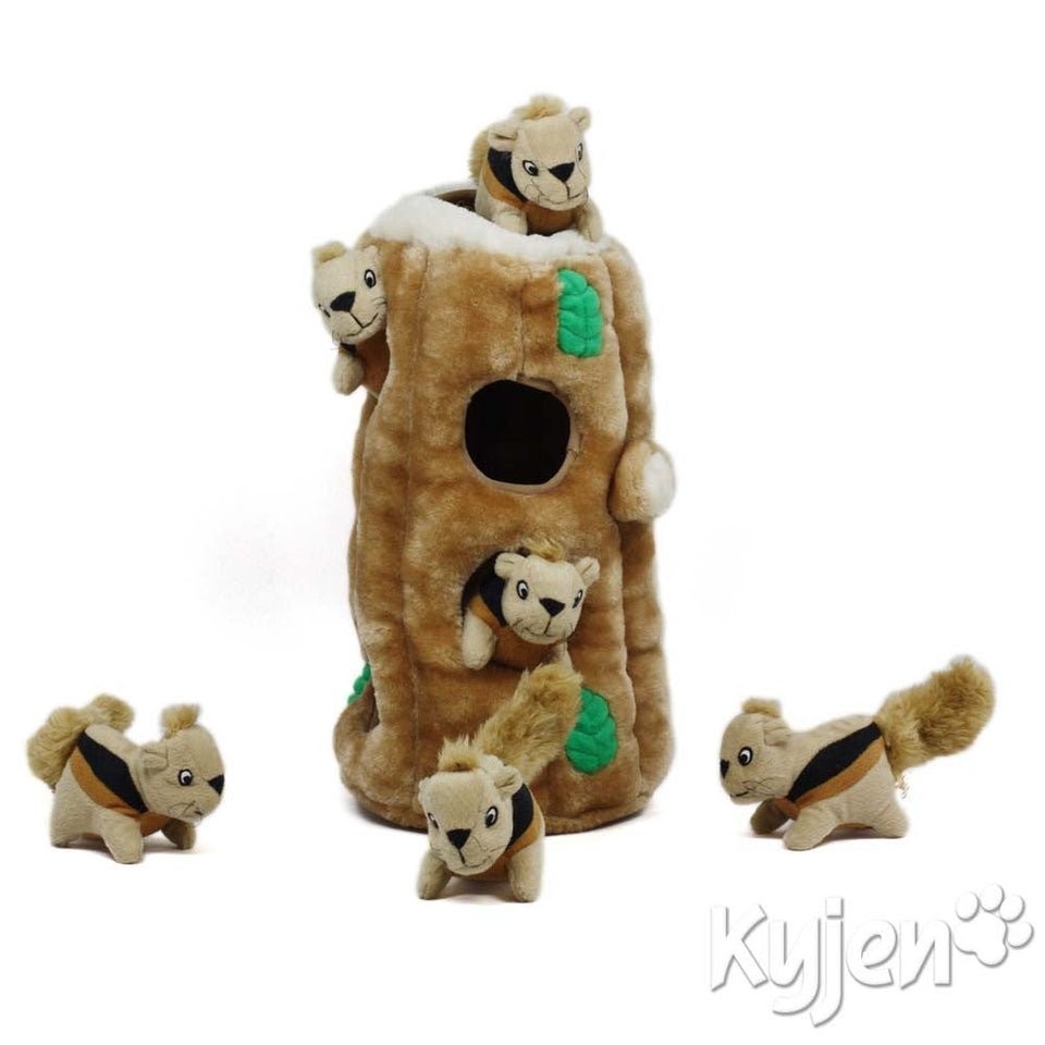 Outward Hound Hide-A-Squirrel Dog Toy 1ea/XL - Dog Toys Plush