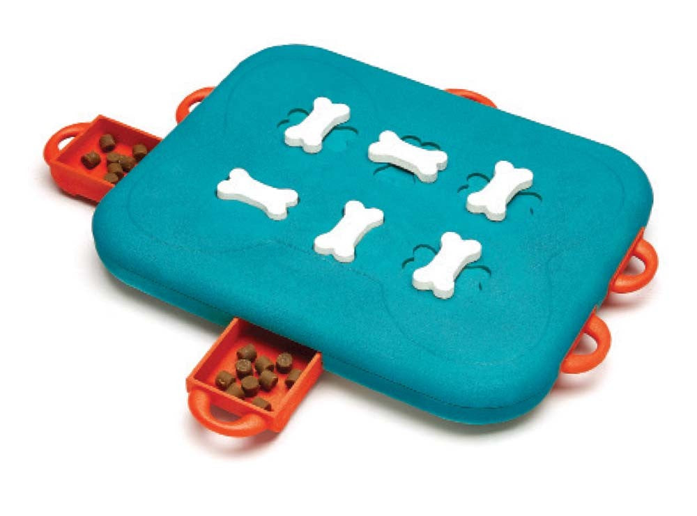 Nina Ottosson Casino Interactive Dog Toy, Blue Large