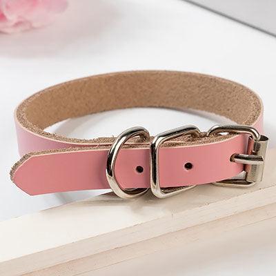 Luxury PU Leather Dog Collar - Durable Adjustable Collar with Secure Buckle - Pets Perfect