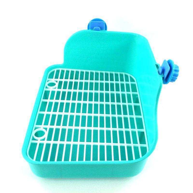 Square Lace Pet Toilet For Rabbits, Chinchillas, And Guinea Pigs - Pets Perfect
