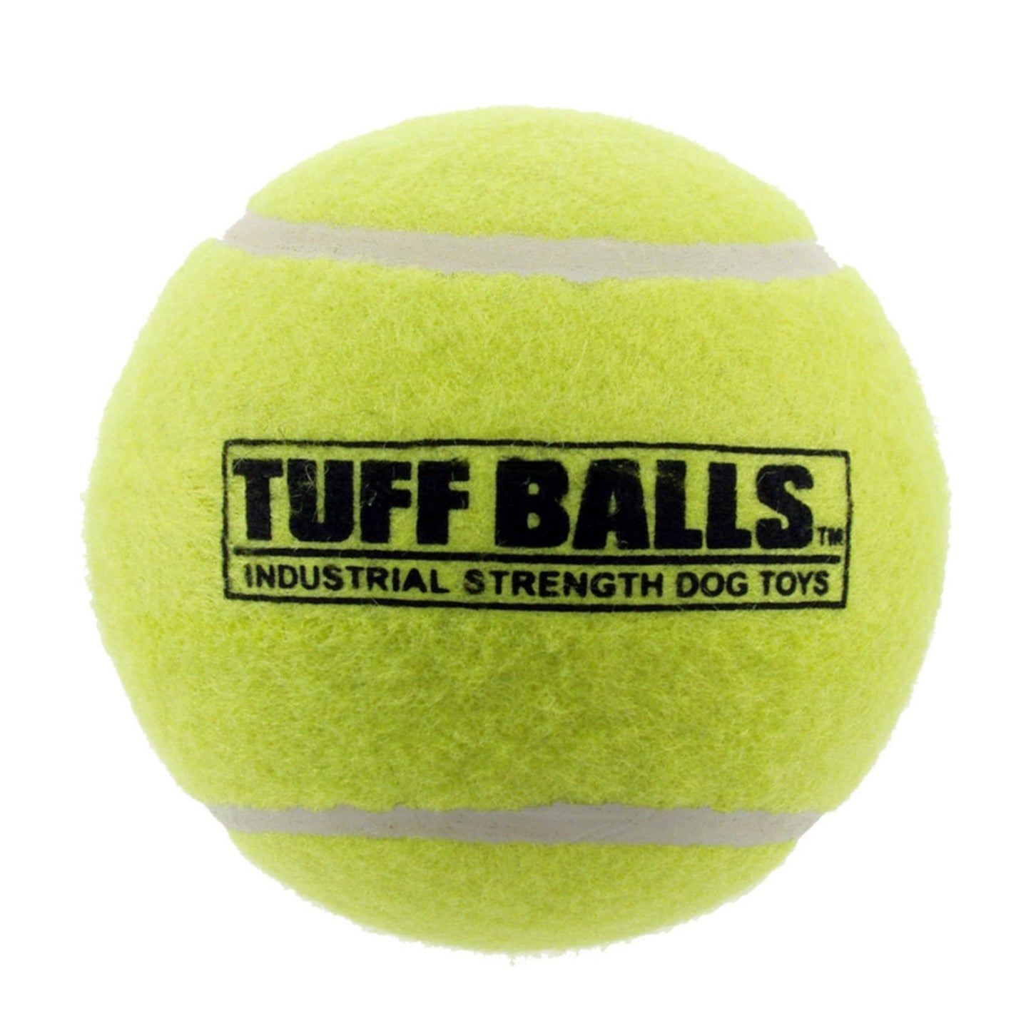 Petsport USA Tuff Ball Dog toy, Yellow 12 ct, Bulk, 2.5 in