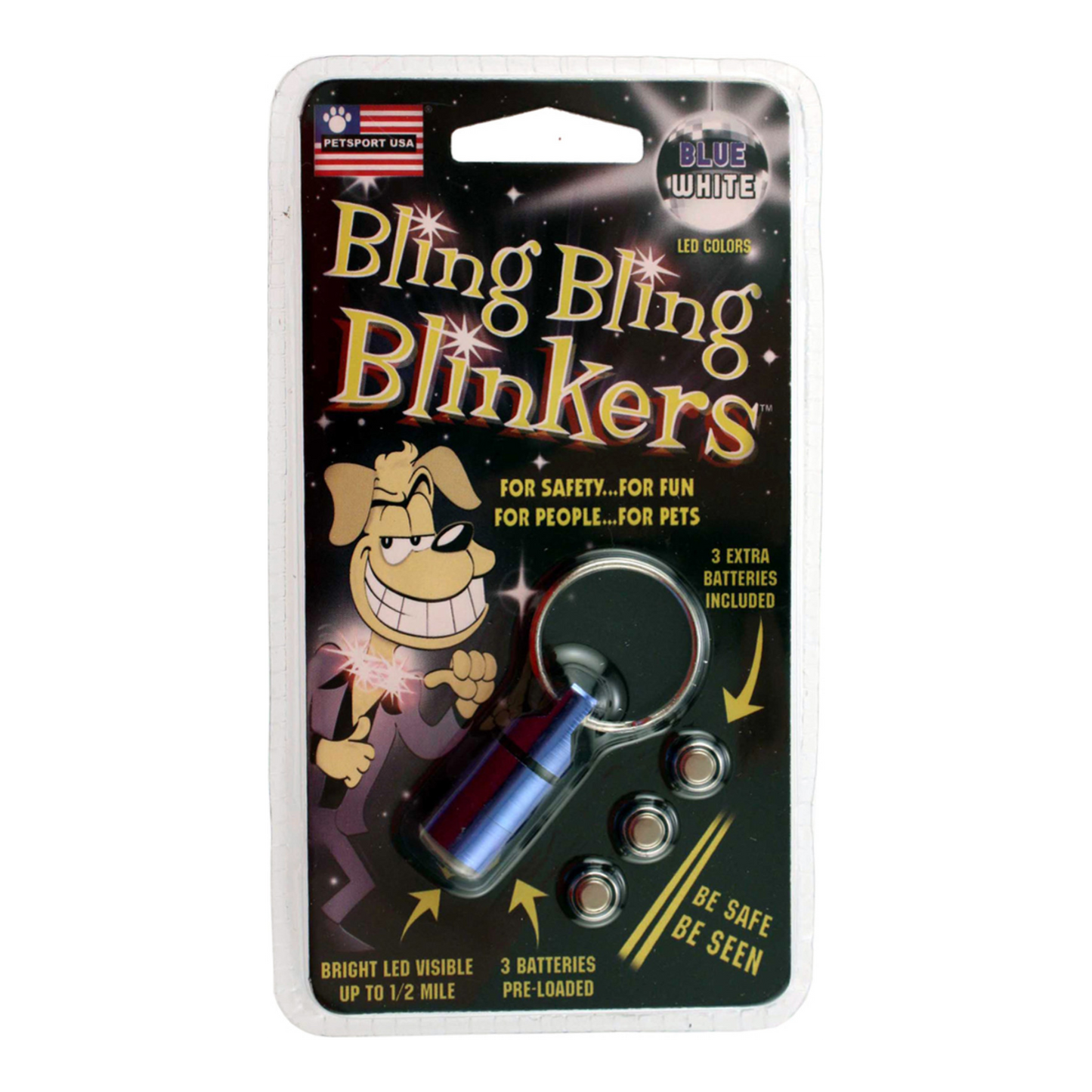 Petsport USA Bling Bling Blinker Assorted 6 ct, view 2