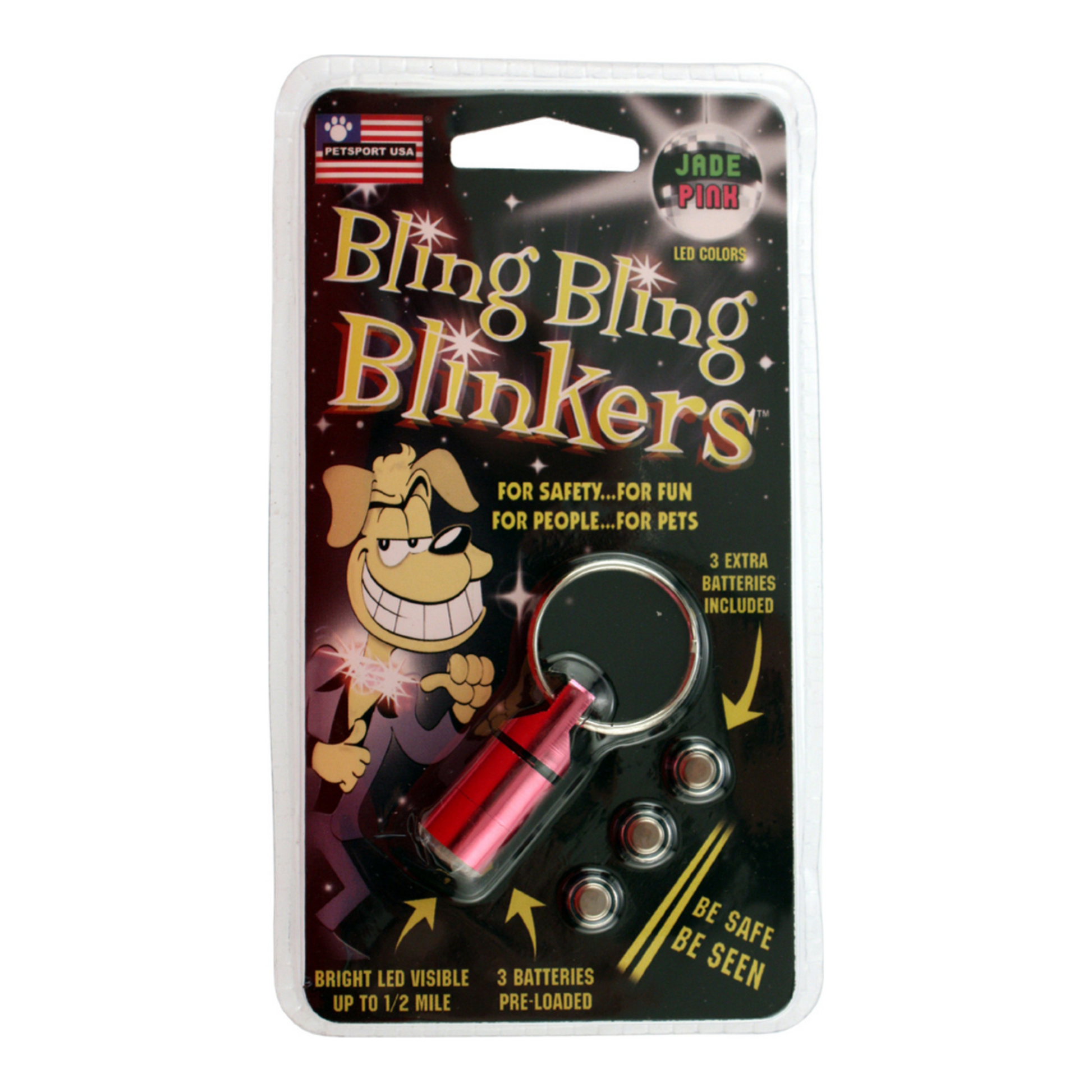 Petsport USA Bling Bling Blinker Assorted 6 ct