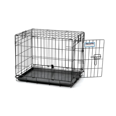 Precision Pet Products ProValu 1 Door Wire Dog Crate Black 30 in - Pets Perfect