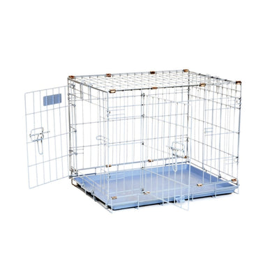 Precision Pet Products ProValu Dog Crate 2000 2 Door, Blue, 24 in - Pets Perfect