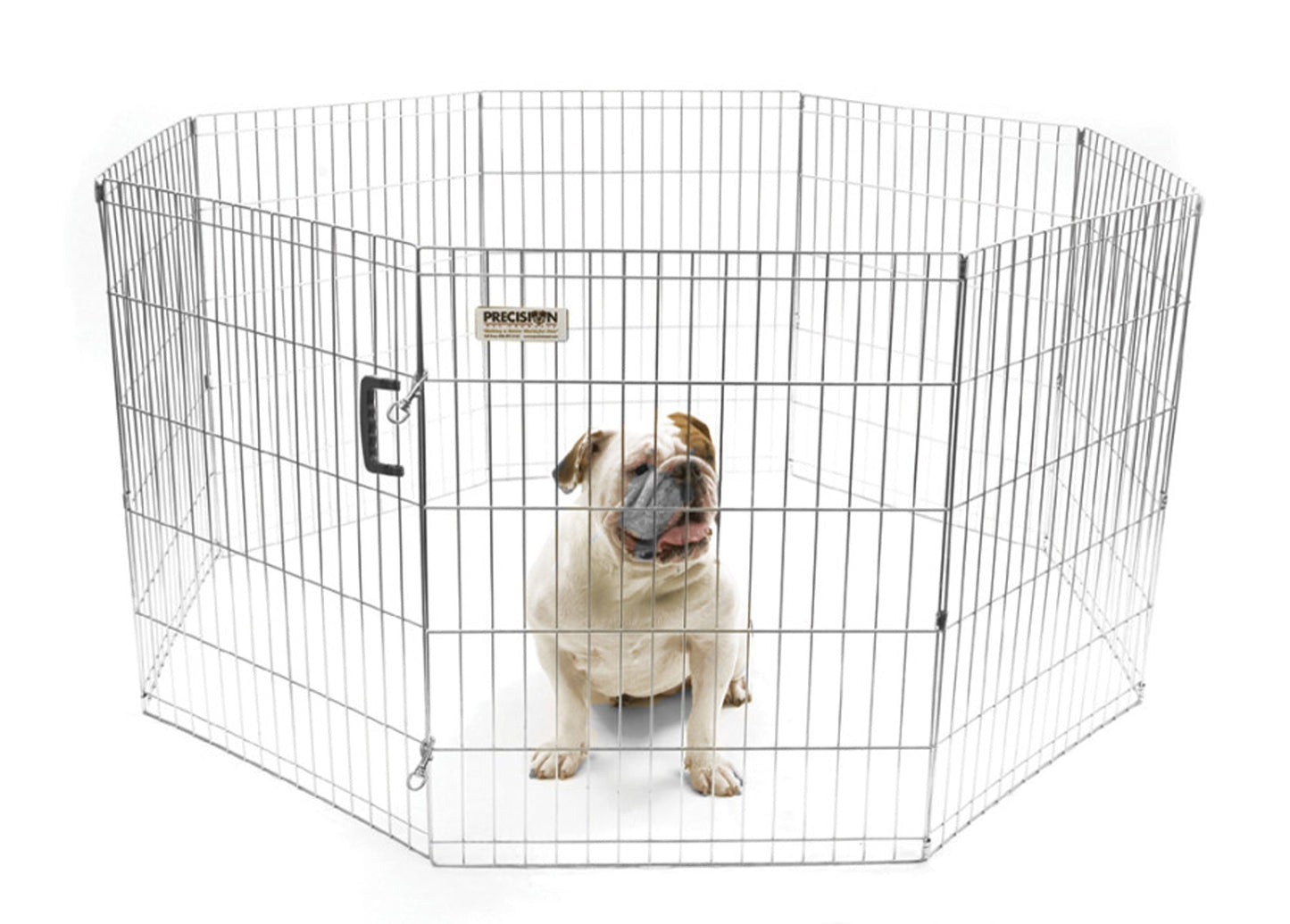Precision Pet Products Exercise Pen, Silver, 30 in