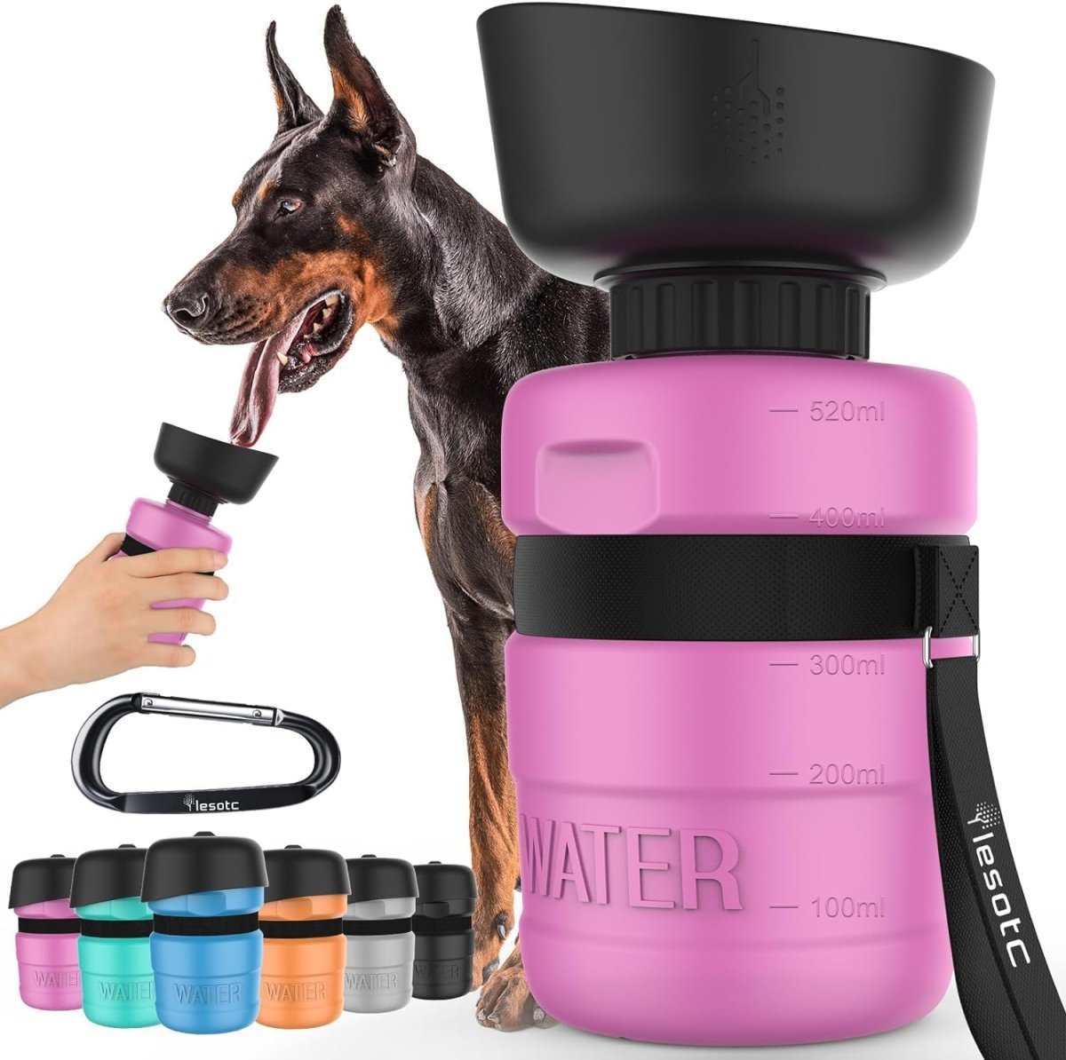 Foldable Dog Water Bottle - 1st Gen - Pets Perfect