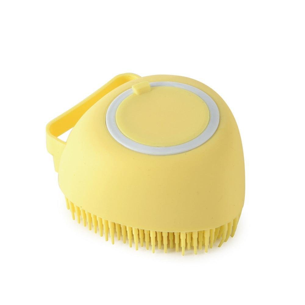 Silicone Pet Grooming Bath Brush - Massage Brush for Dogs & Cats - Pets Perfect