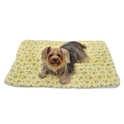 Hopping Bunny Flannel/Ultra-Plush Blanket - Pets Perfect
