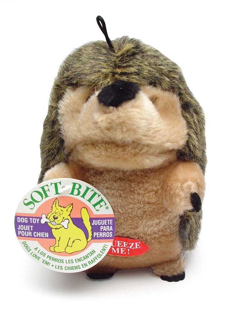 Aspen Grunting Hedgehog Plush Dog Toy Multi - Color 1ea/LG - Pets Perfect