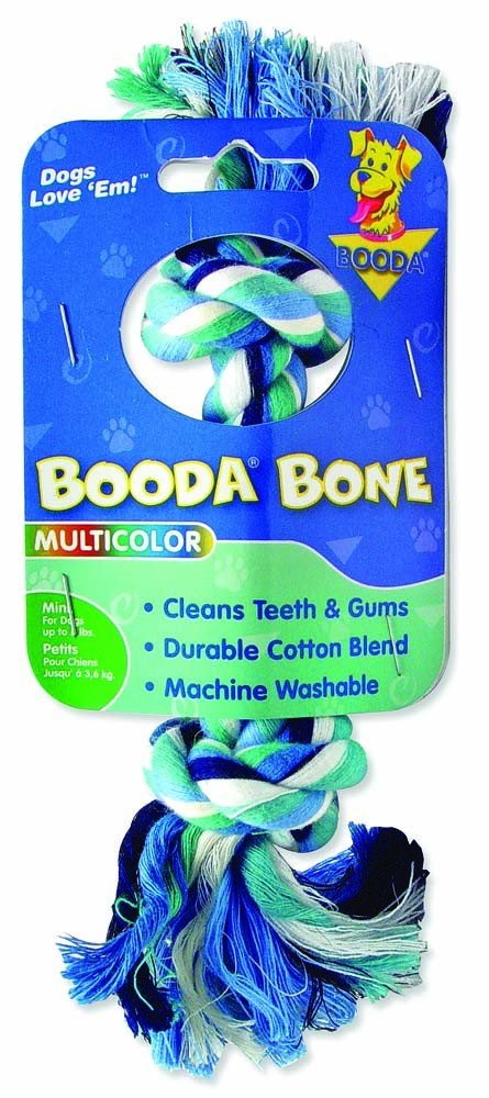 Booda 2 - Knot Rope Bone Dog Toy Multi - Color 1ea/XS - Pets Perfect